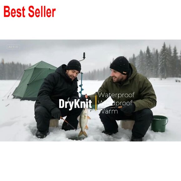 Merino Wool Thermal Beanie Waterproof Fleece Lined Ear Flaps Classic - Picture 8 of 8